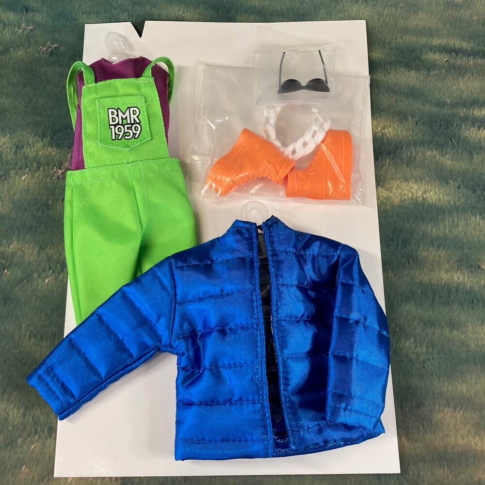 #83 12" Ken BMR1959 Collection Blue Puffer & Green Shortalls #GHT96 (2019) EUC